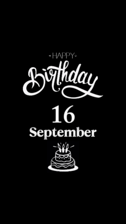 HBD 16 SEPTEMBER 