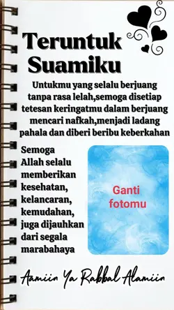 teruntuk suamiku 