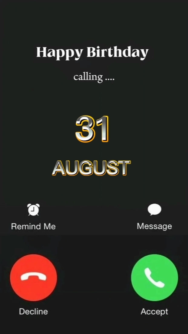 Ulang Tahun 31 AGUSTUS 