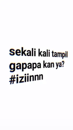 sekali kali tampil