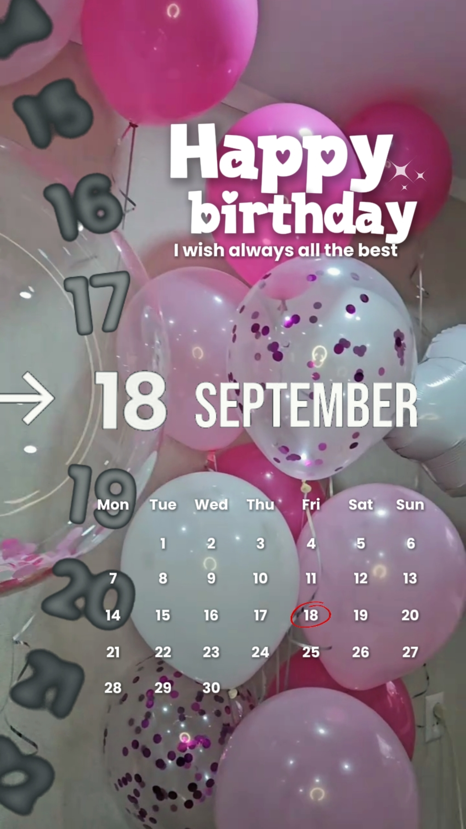 HBD 18 SEPTEMBER 