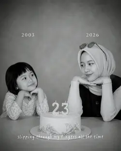 foto masa kecil vs
