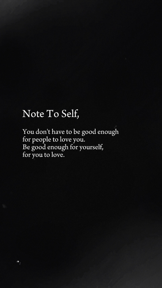 love yourself first