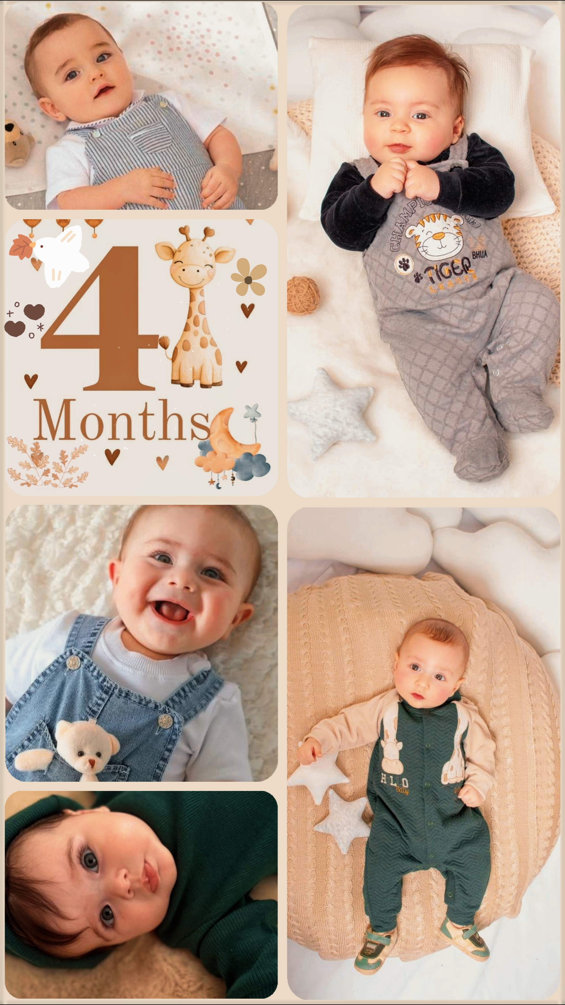 Bebé De 4 Meses 