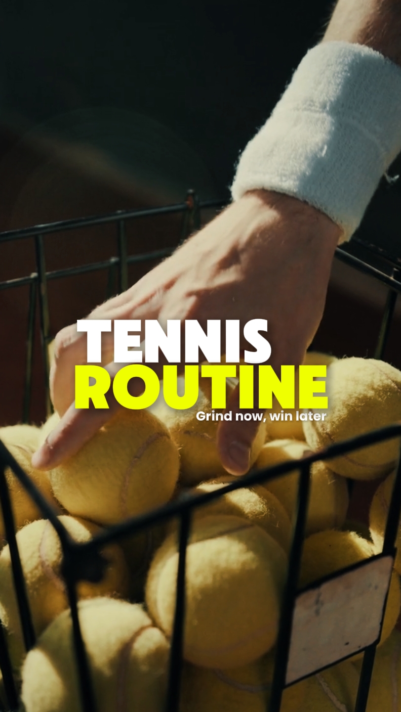 Routine de tennis