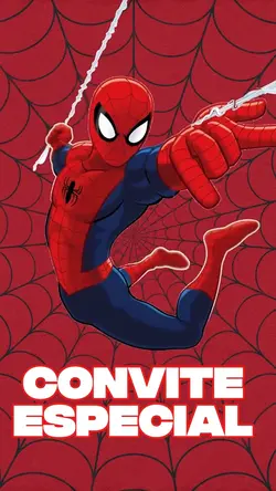 Convite homem-aranha