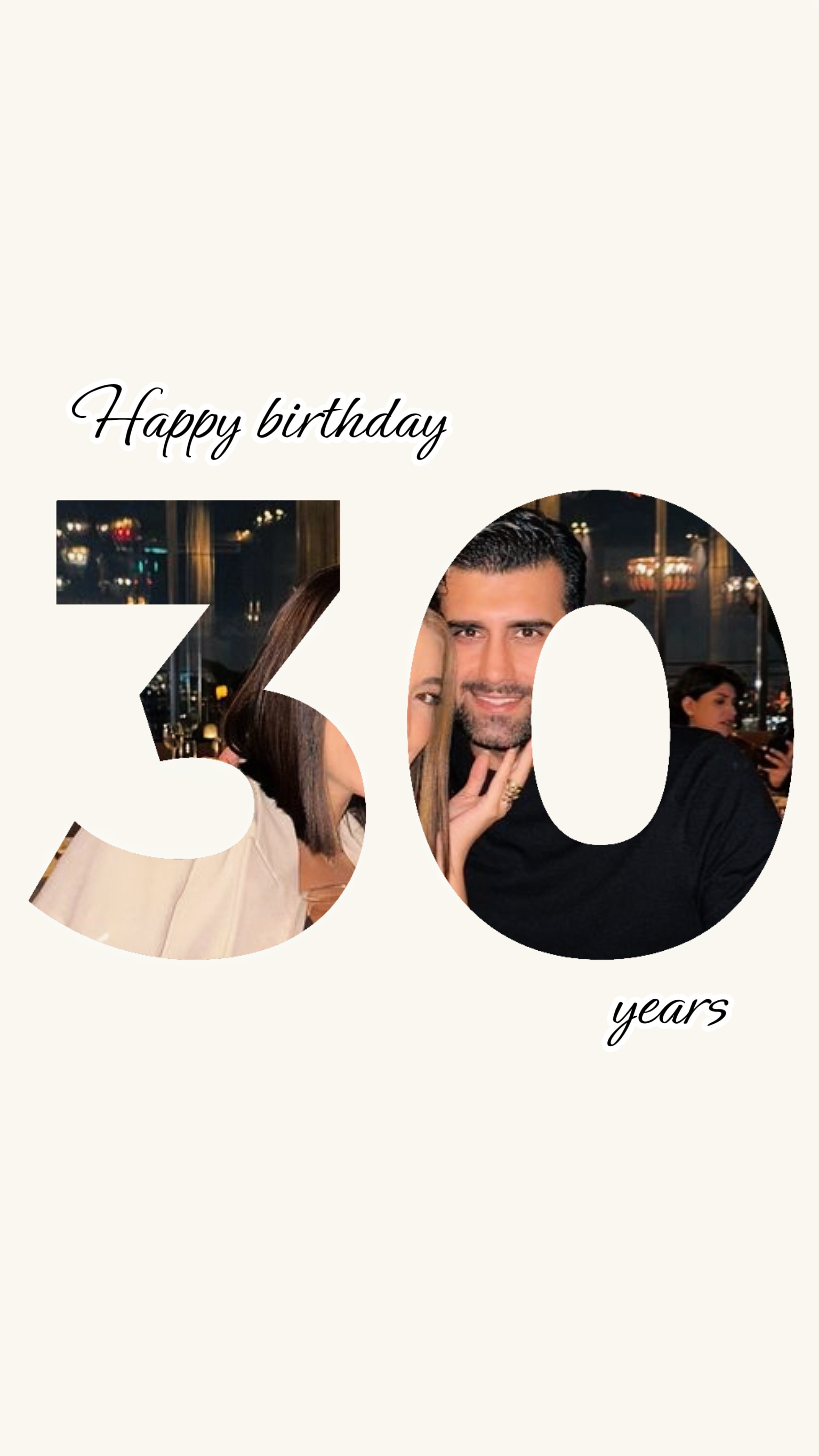 Hbd 30 anos