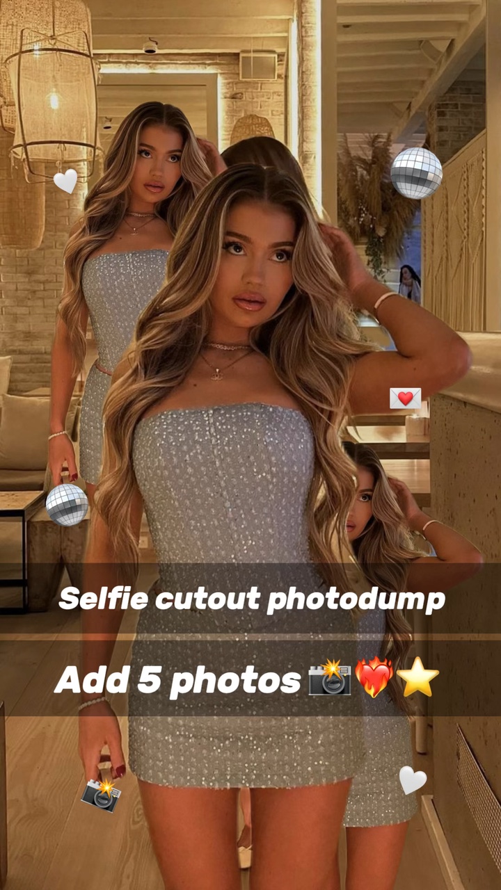 Découpe selfie 🪩❤️‍🔥