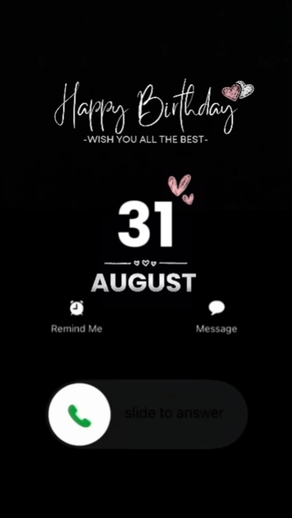 B'Day mom 31 august 