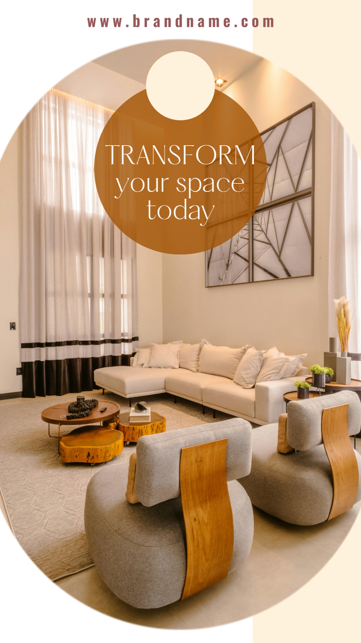 Interior Design Service Real Estate Industry Business Template