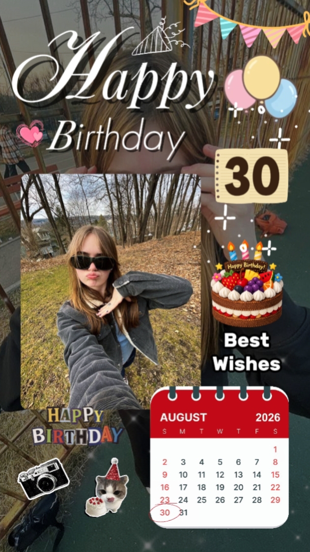 Cumpleaños 30 de agosto 