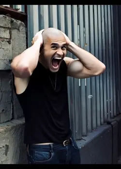 Bald monkey huhuhuh