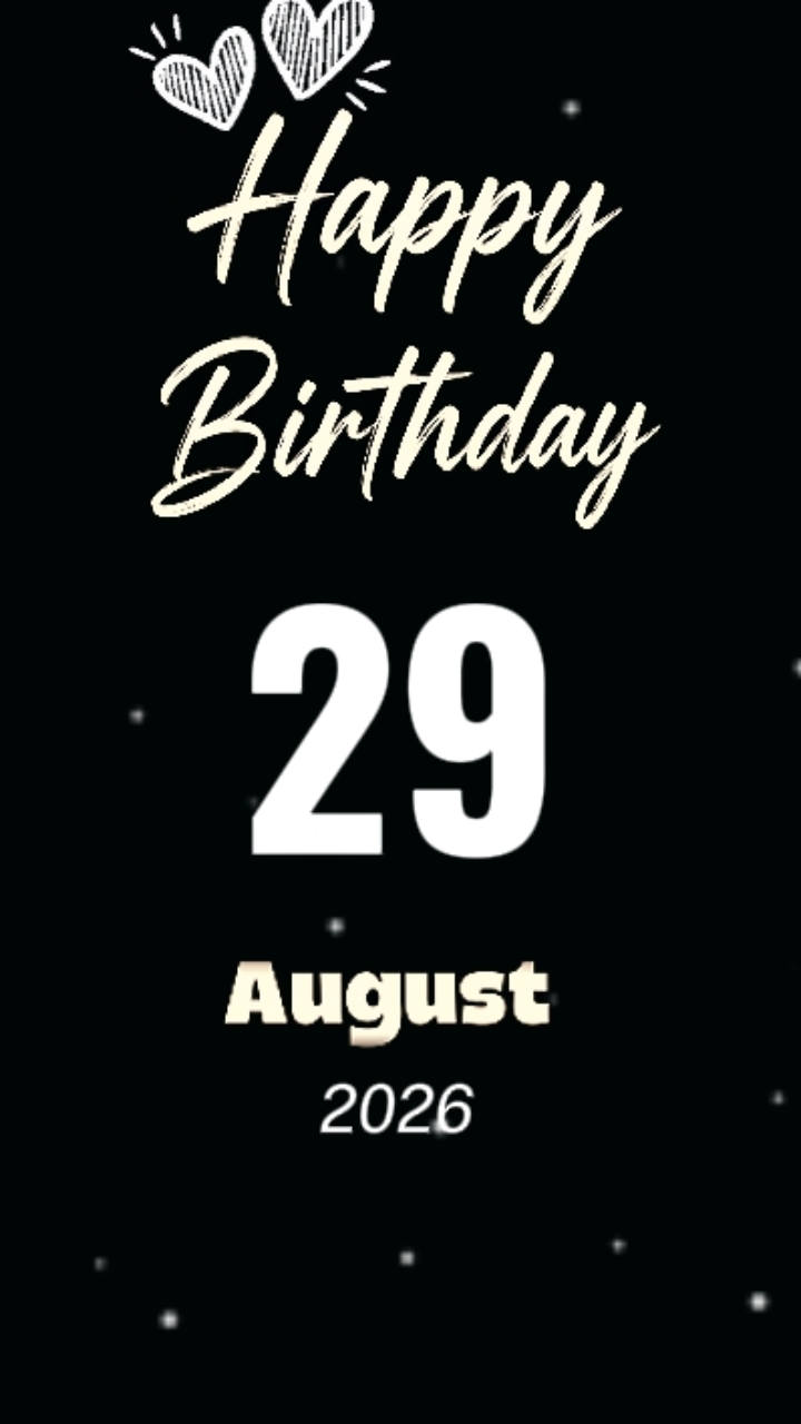 HBD MY BABY 29 