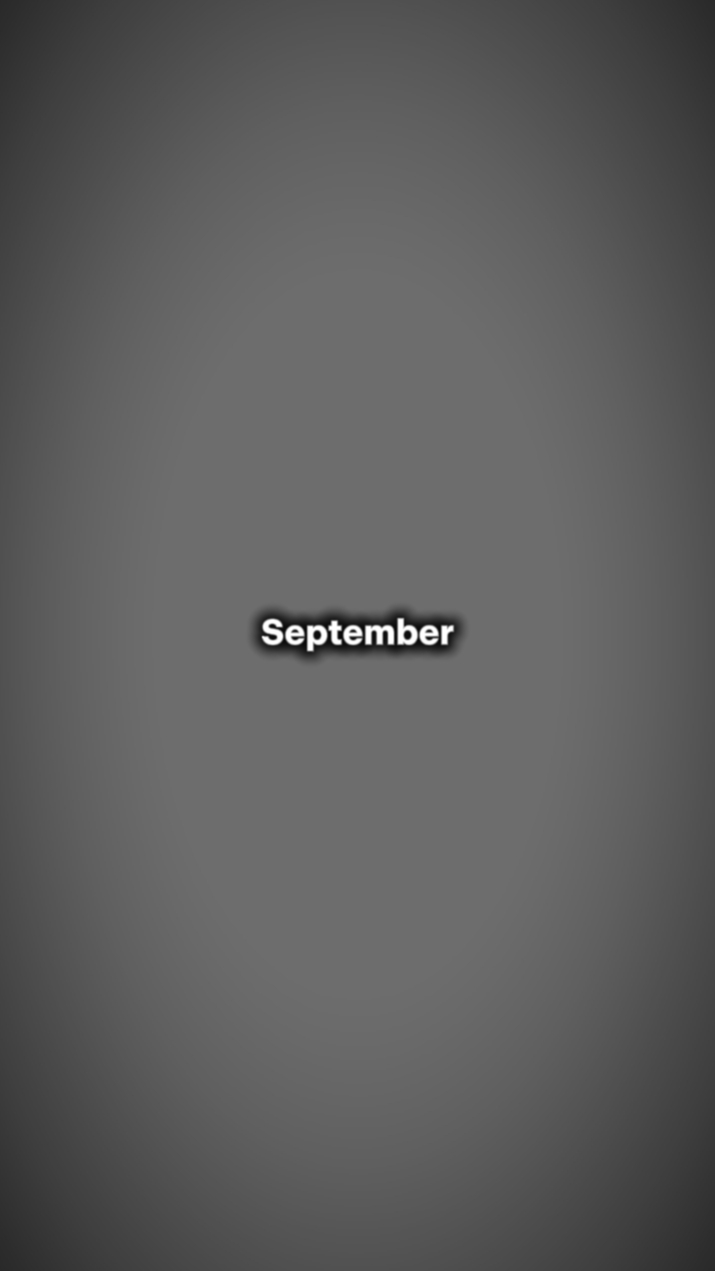 De septiembre a julio 