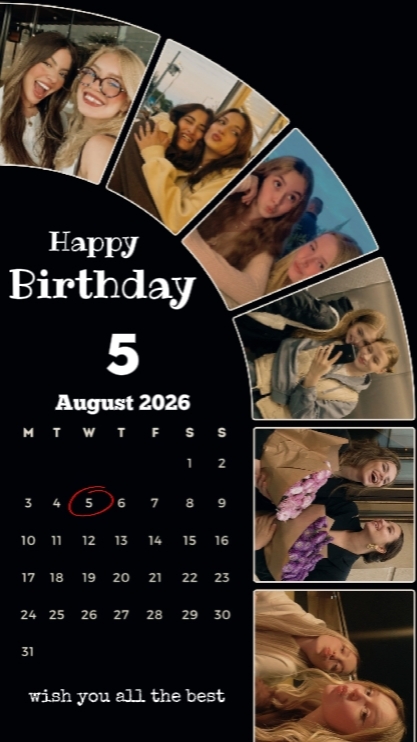 Birthday 5 August 