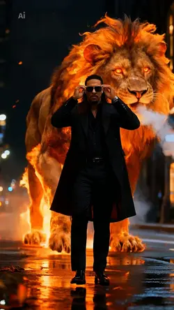 Me & The fire lion