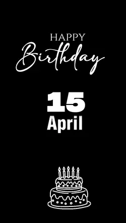 15 APRIL HBD 2026