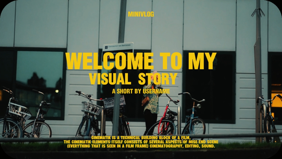 Bienvenue dans le visuel 