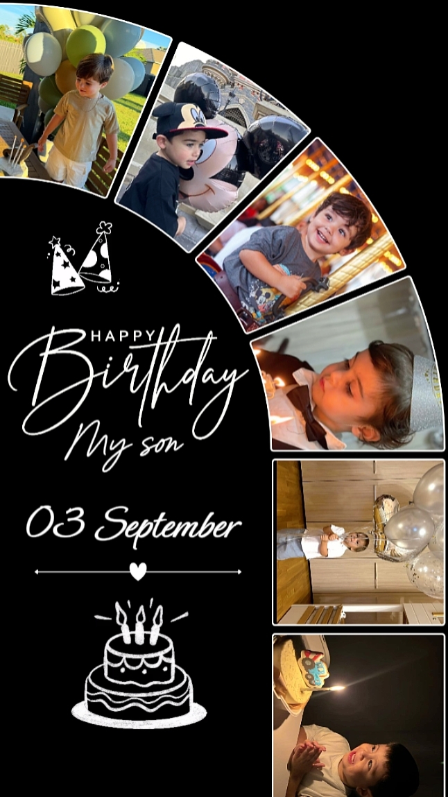 HBD SON 03 SEPTEMBER