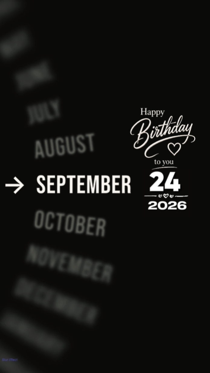 24 September brthdy