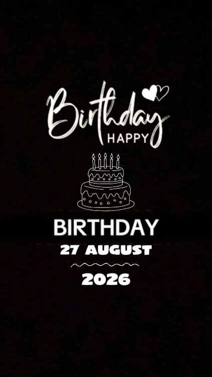 BDAY DAUGHTER 27 AUG