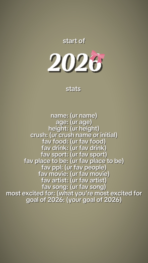 start of 2026 stats