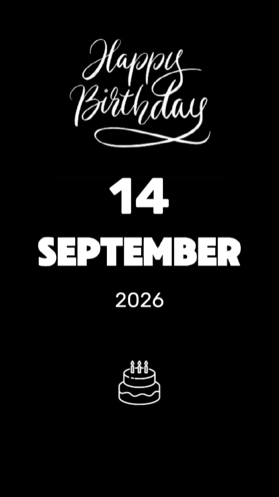 HBD SON 14 SEPTEMBER