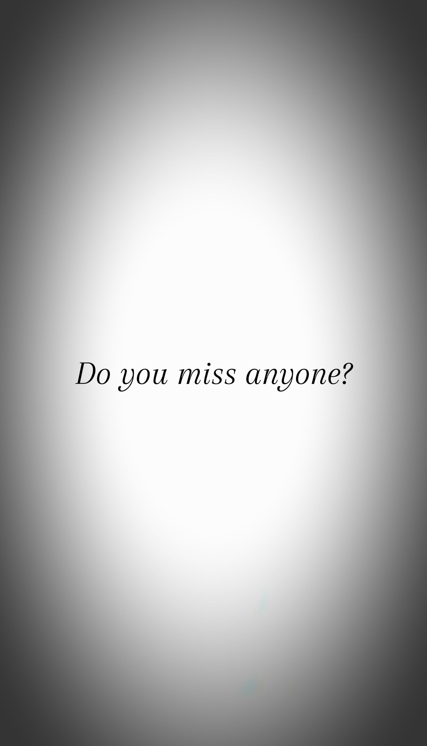 ¿Extrañas a alguien?
