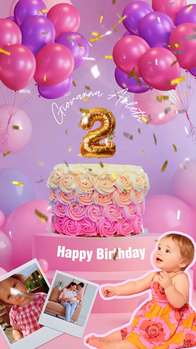 Feliz cumpleaños niña 