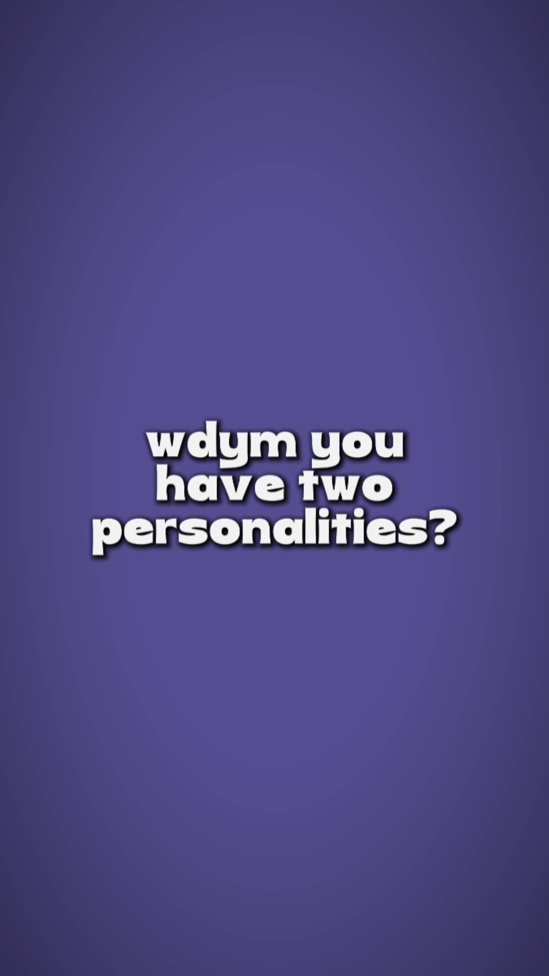 two personas