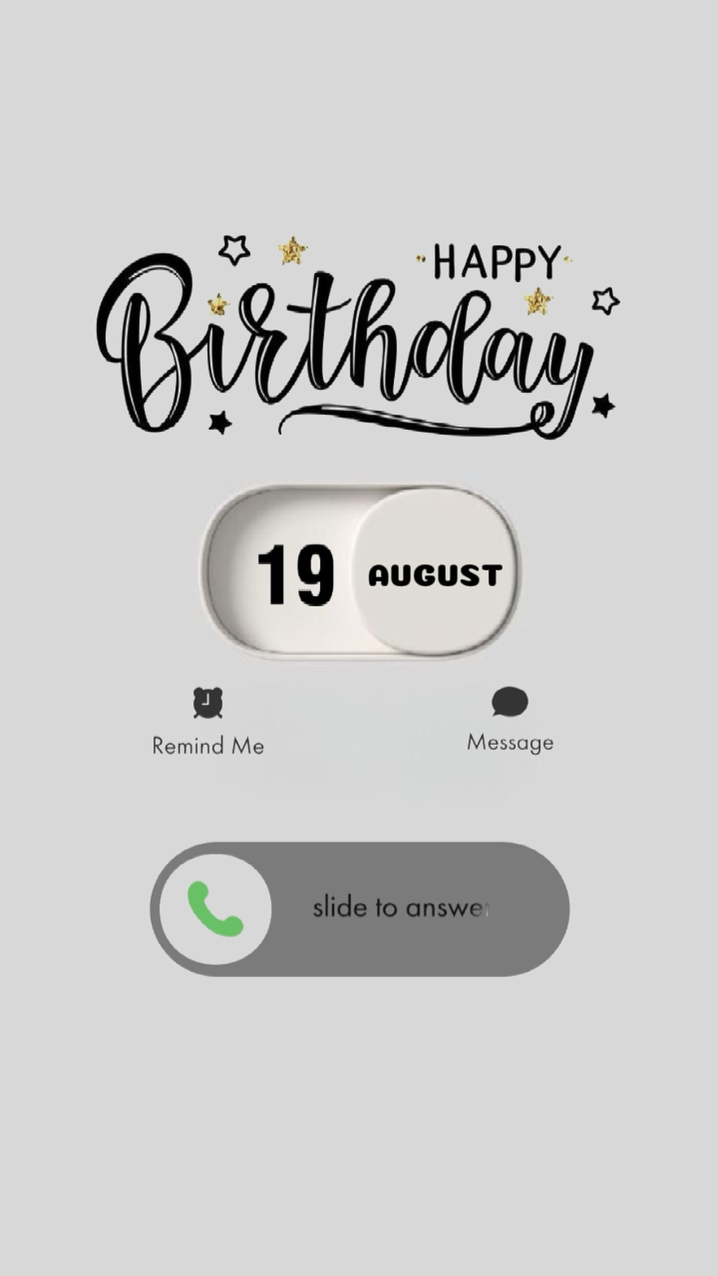 HBD 19 AUGUST 2026
