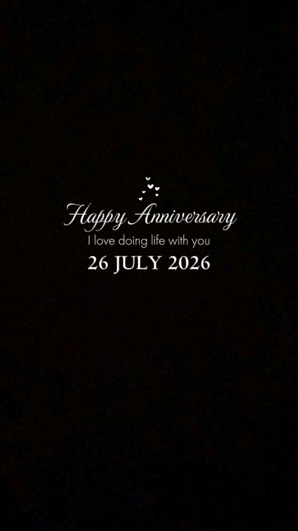 ANNIVERSARY 26 JULY 