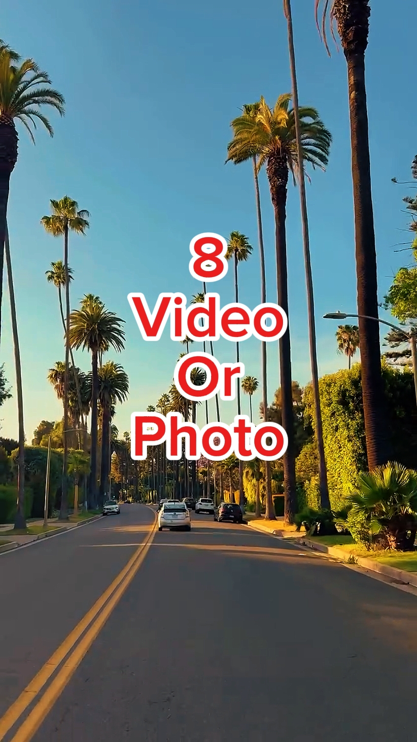 8 vidéo ou photo 