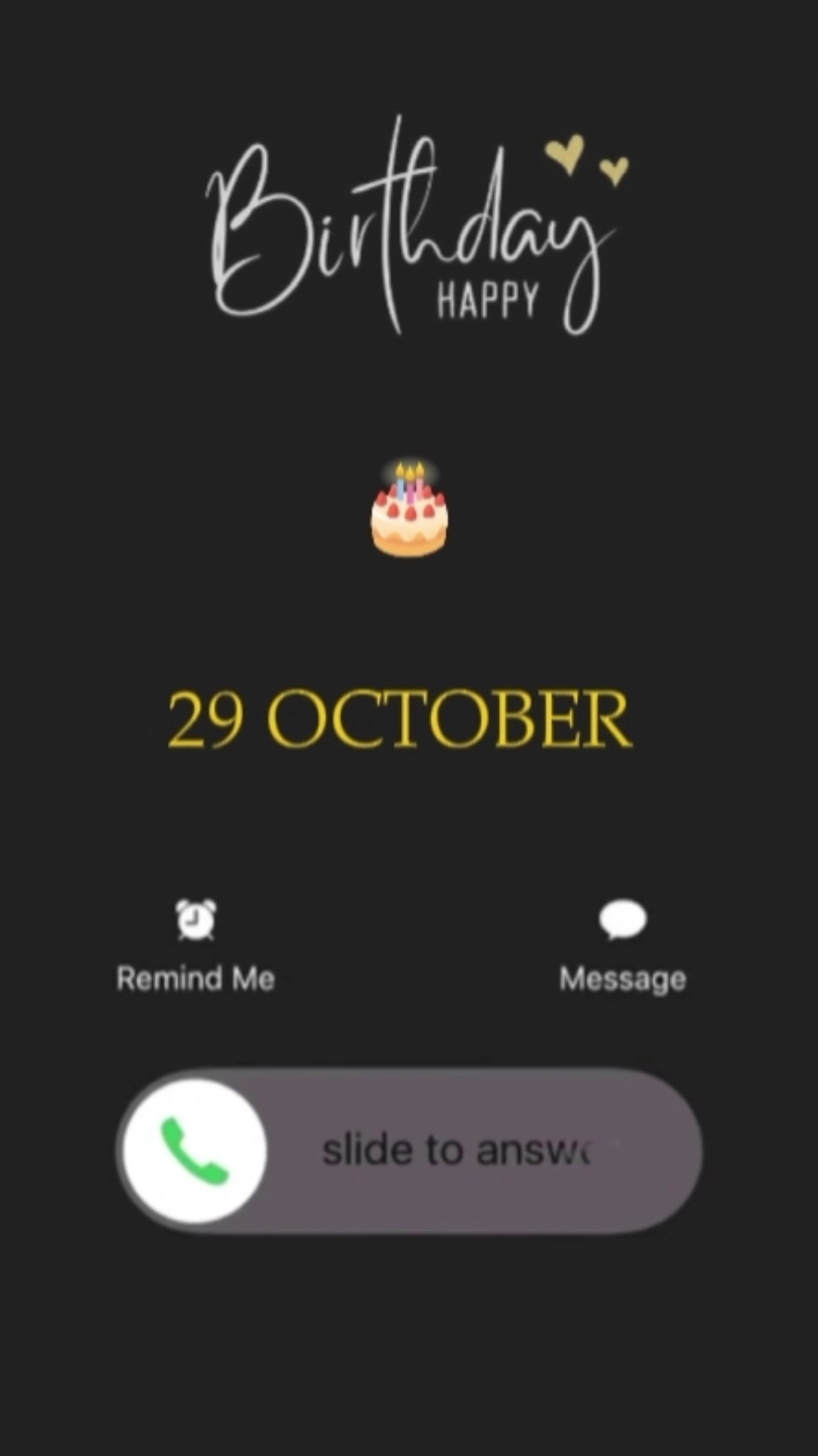 BDAY29 OKTOBER 2026