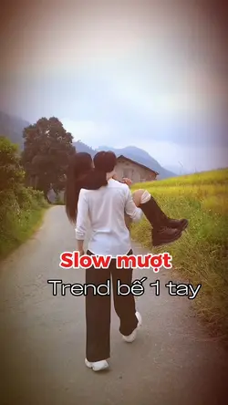 Trend bế 1 tay