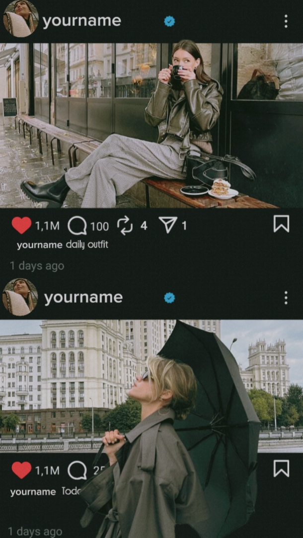 Tendência do instagram