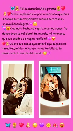 Cumpleaรฑos prima