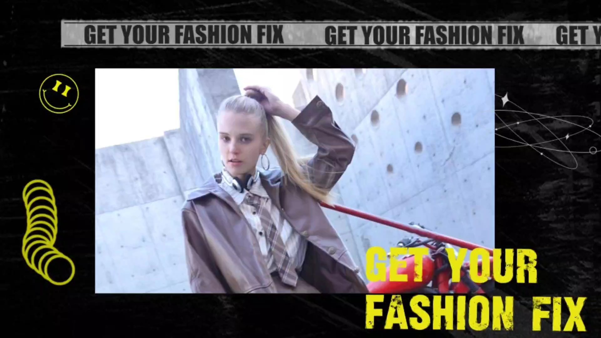 Estilo genial y moderno para ropa y accesorios