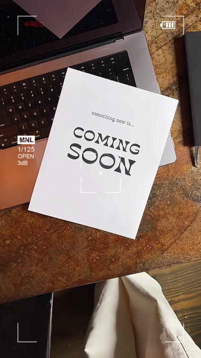 Coming soon opening