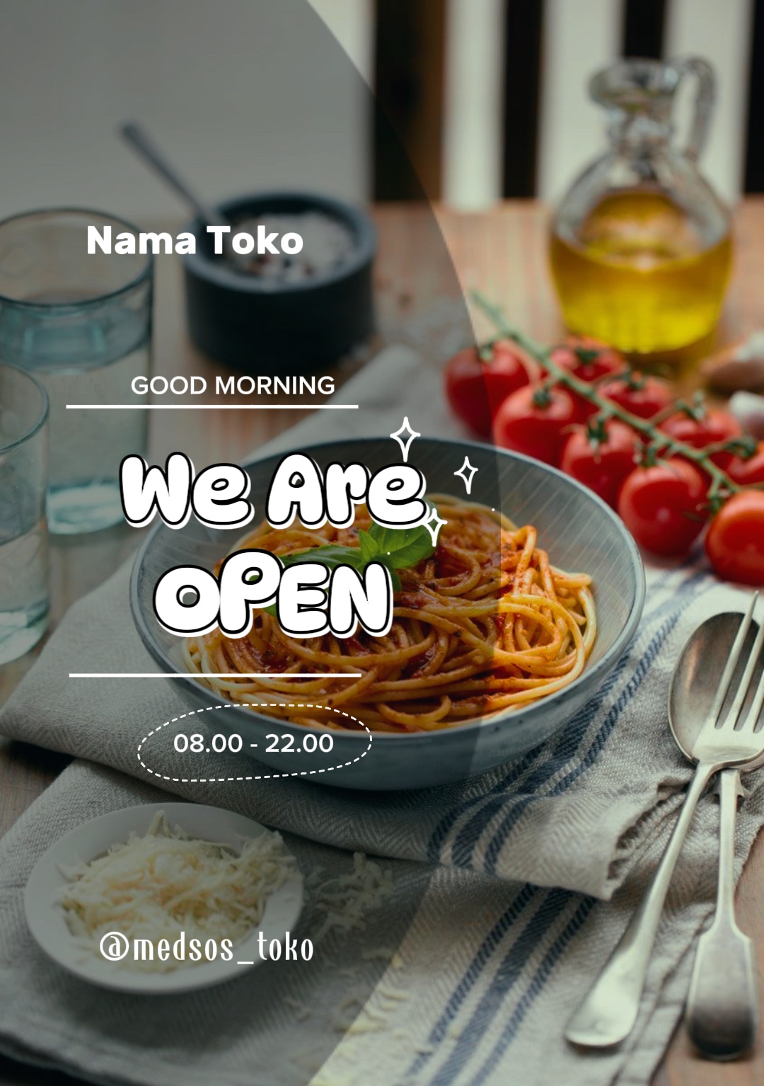 Kedai sudah buka 