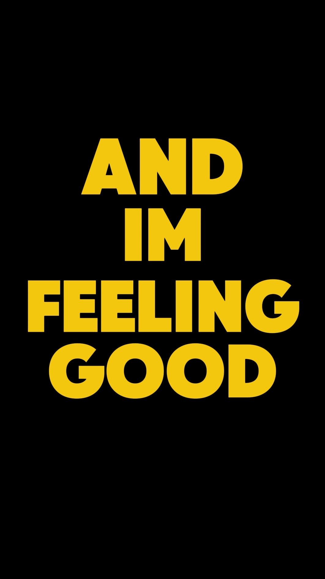feeling good