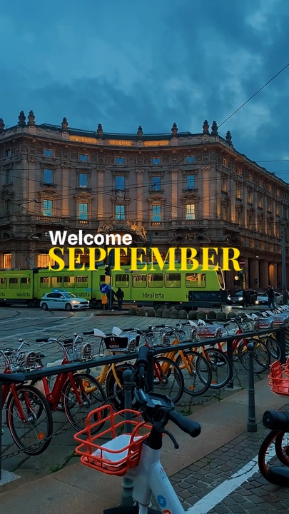Bienvenido septiembre