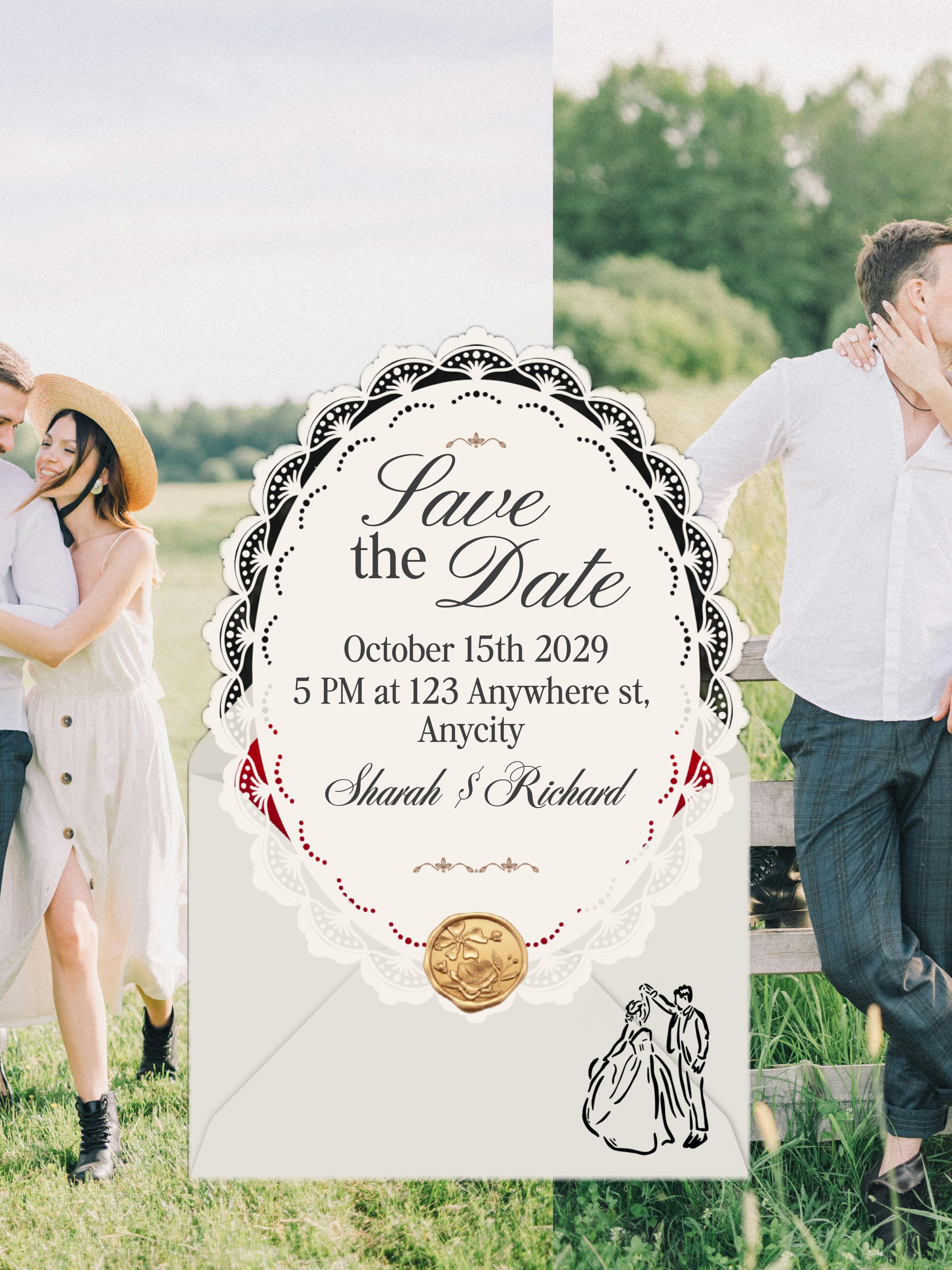 Invitación de boda 