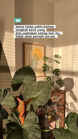 harus tetap yakin