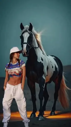 Sua foto com cavalo