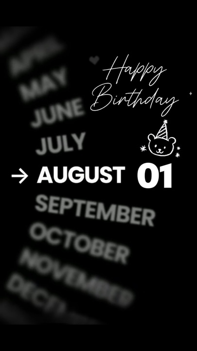 ULANG TAHUN 01 AGUSTUS SCROL