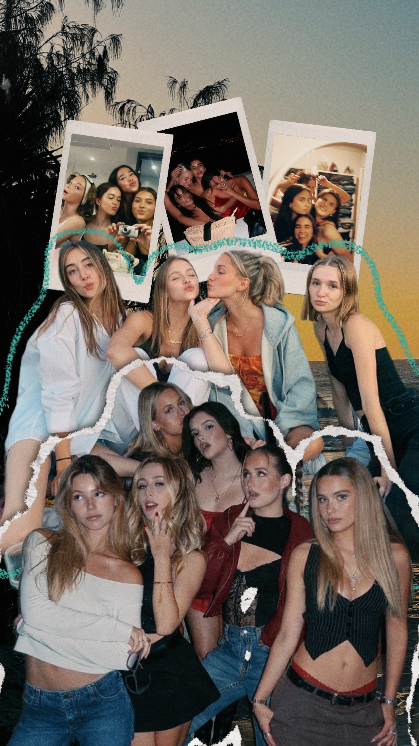Collage de amigos 