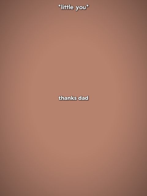 Merci papa 