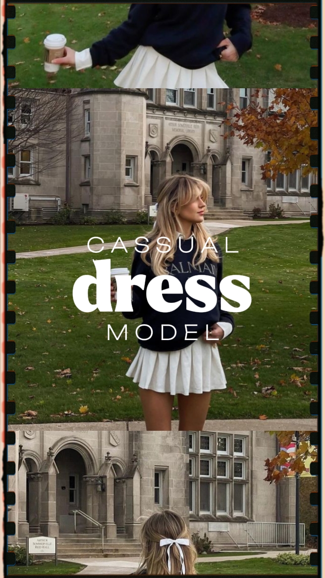 cassual dress model