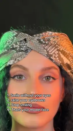 Your model face 